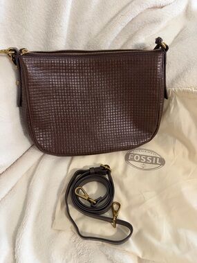 Fossil Jolie Textured Leather Crossbody